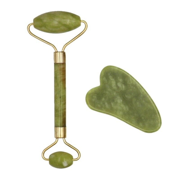 Rolligma - Jade Roller And Gua Sha Set